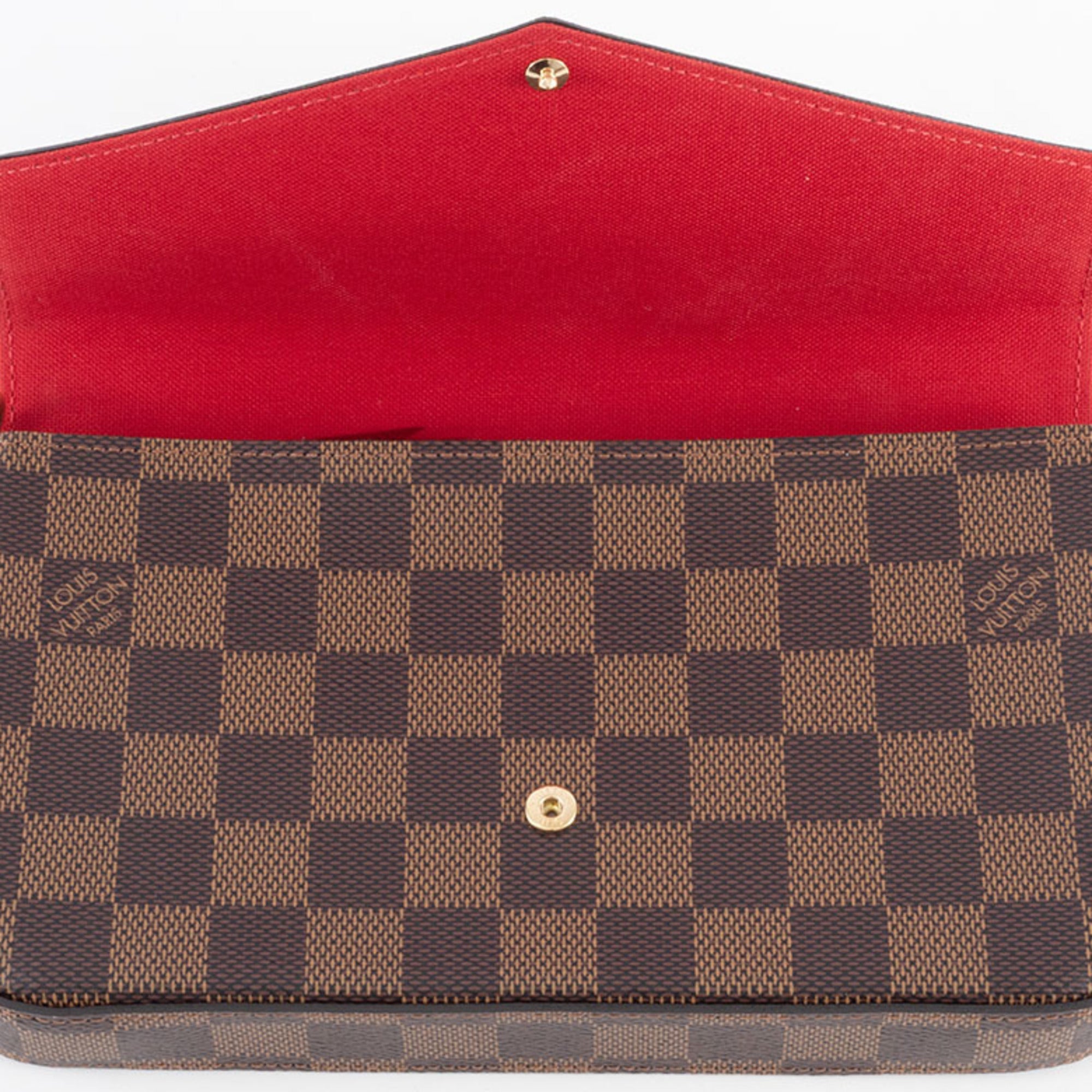 Louis Vuitton Brown Damier Canvas Ebene Damier Canvas Shoulder Bag (Pre-Owned)