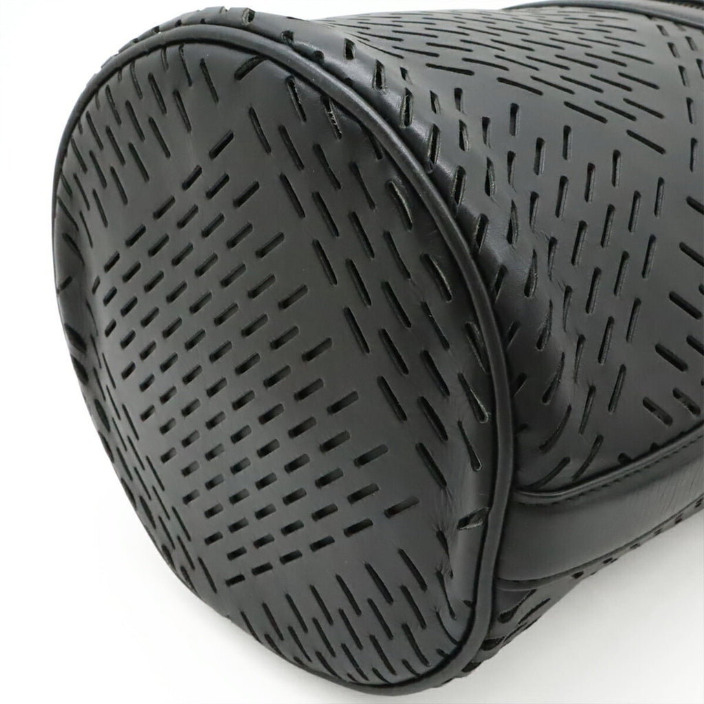Bottega Veneta Black Leather Shoulder Bag (Pre-Owned)