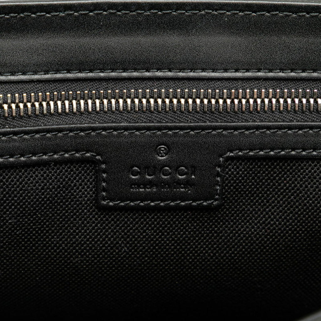 Gucci Black Pvc Leather Shoulder Bag (Pre-Owned)