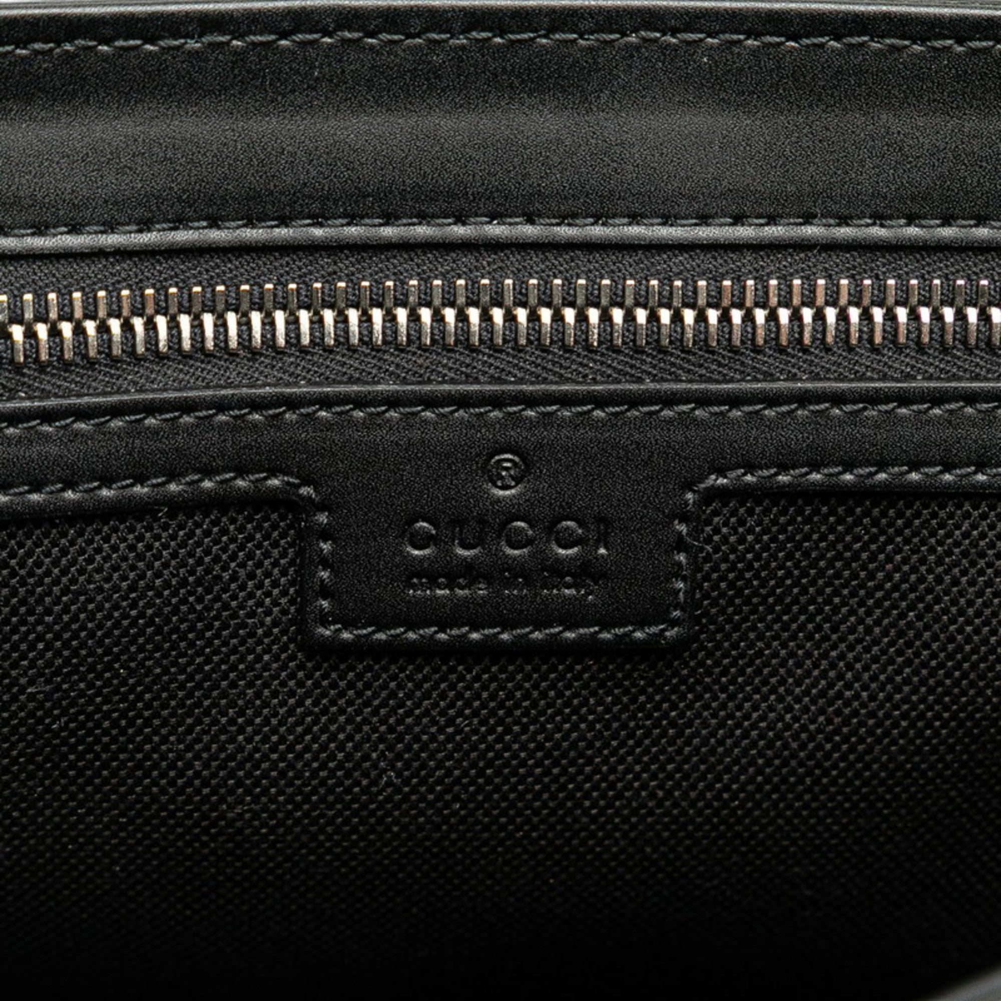 Gucci Black Pvc Leather Shoulder Bag (Pre-Owned)