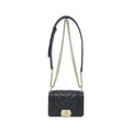 Chanel Boy Chanel Black Leather Shoulder Bag (Pre-Owned)