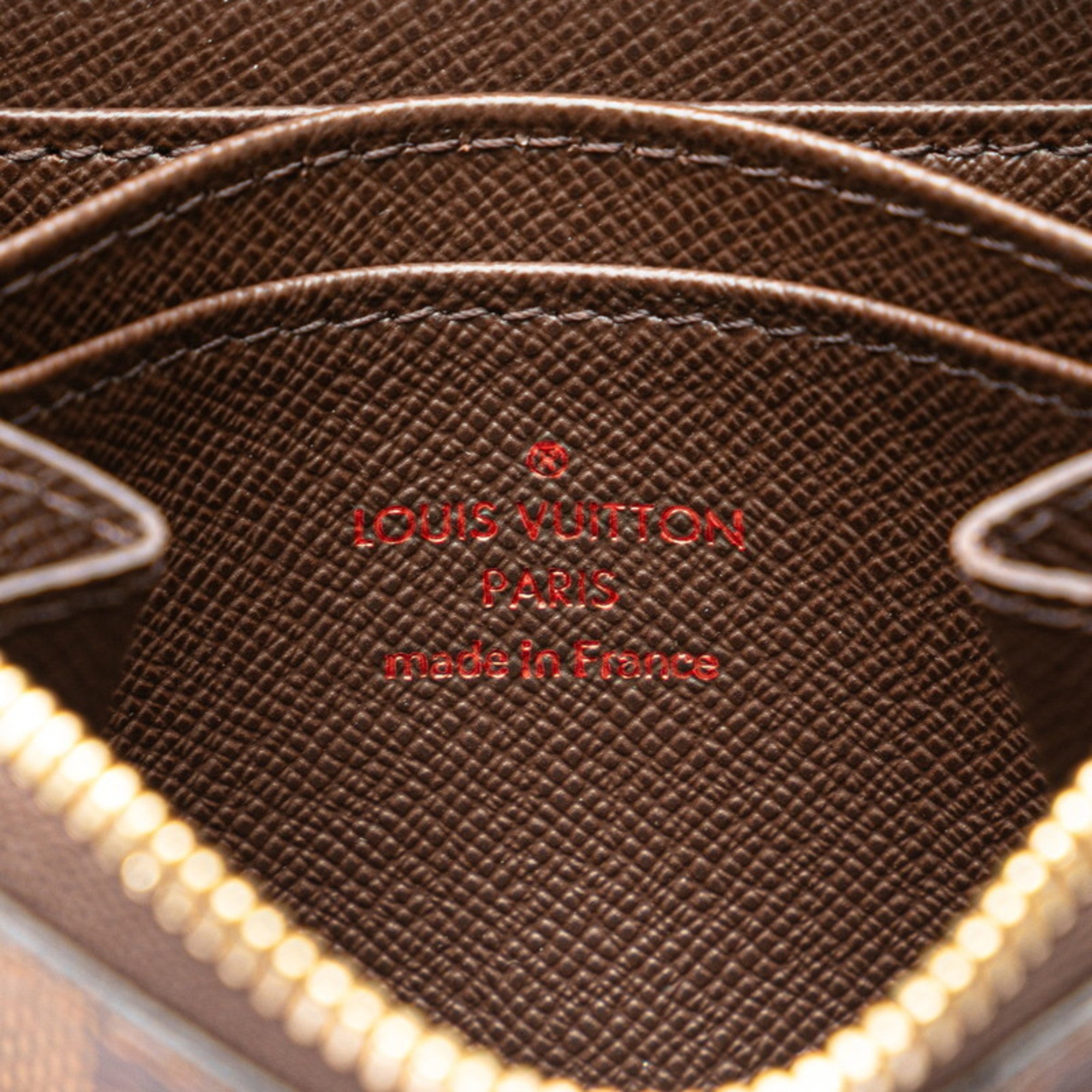 Louis Vuitton Damier Brown Pvc Coin Purse/Coin Case (Pre-Owned)