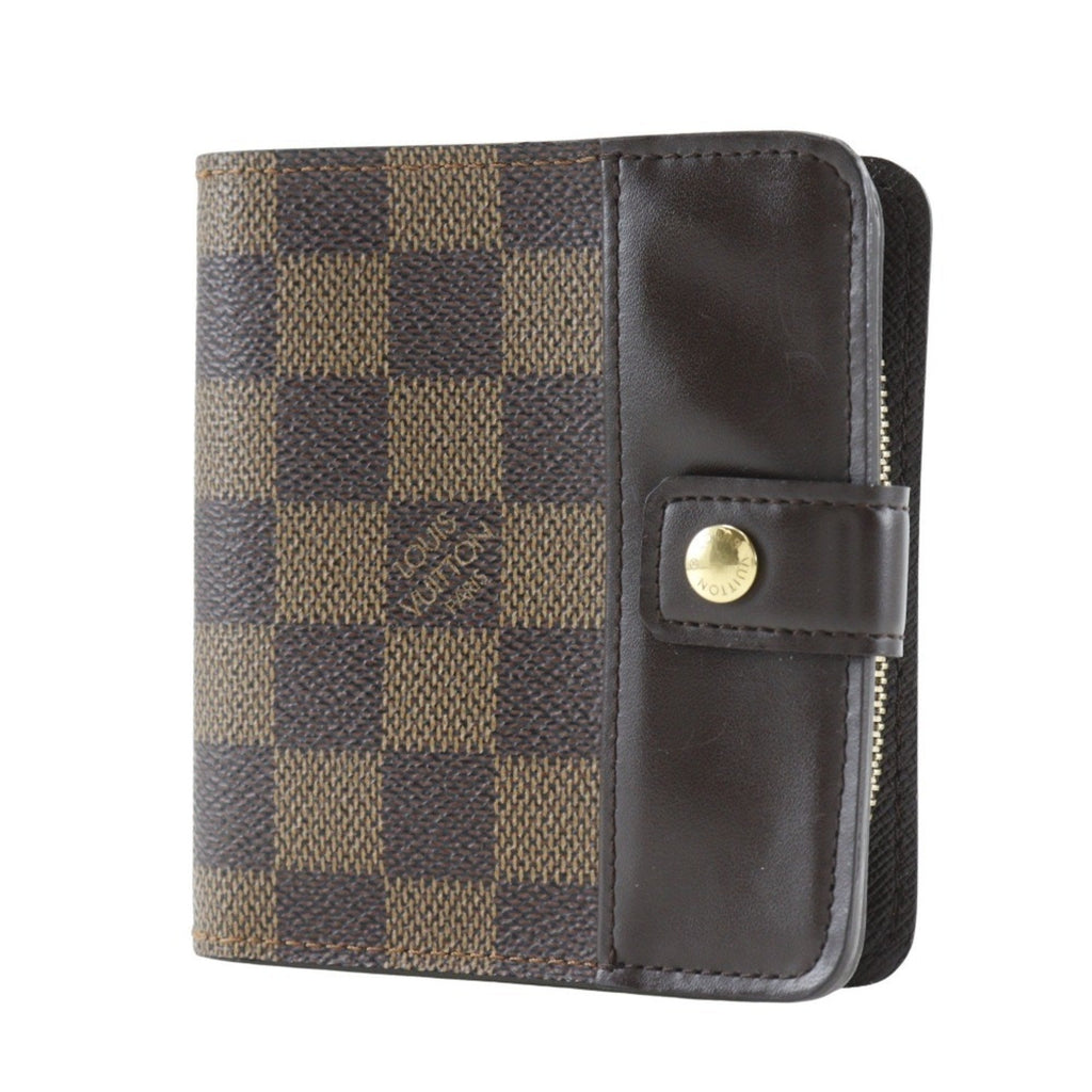 Louis Vuitton Brown Damier Canvas Wallet (Bi-Fold) (Pre-Owned)