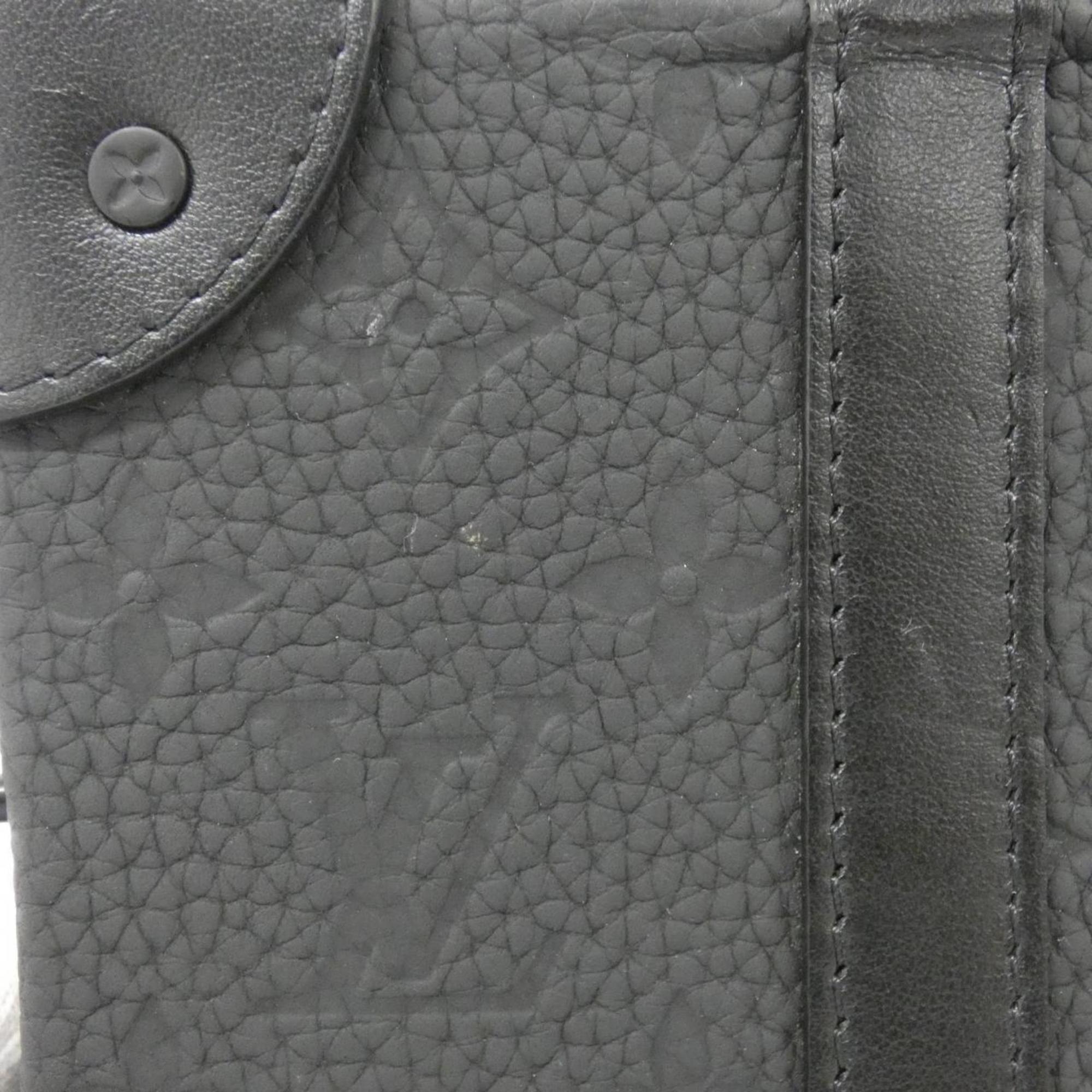 Louis Vuitton Taurillon Black Leather Shoulder Bag (Pre-Owned)