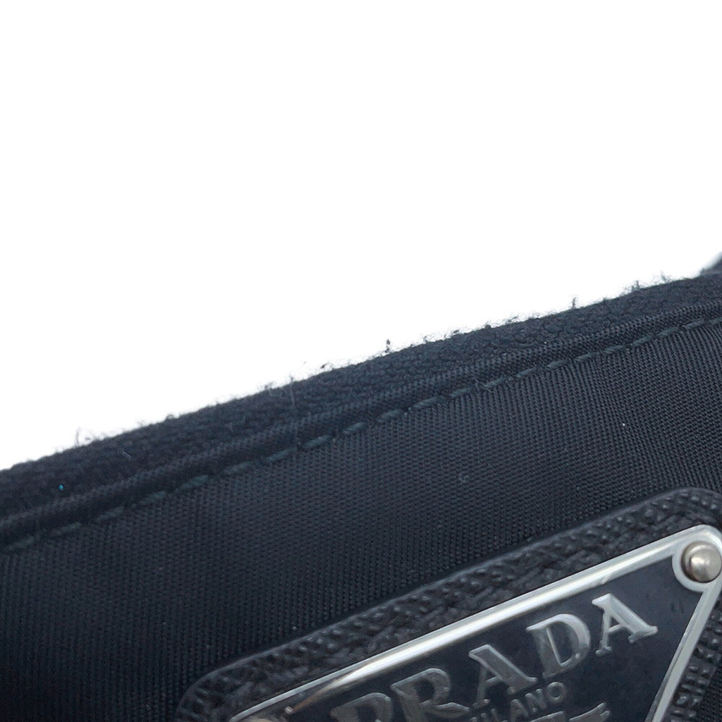 Prada Saffiano Black Nylon Sling Bag (Pre-Owned)