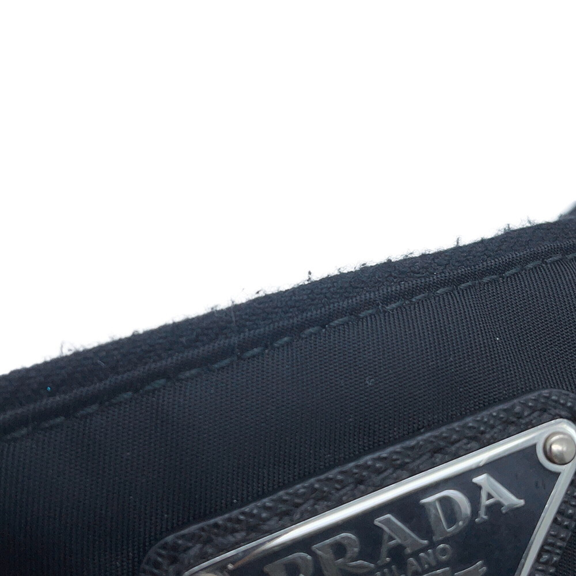 Prada Saffiano Black Nylon Sling Bag (Pre-Owned)