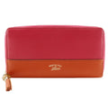 Gucci Orange Pink Leather Long Wallet (Bi-Fold) (Pre-Owned)