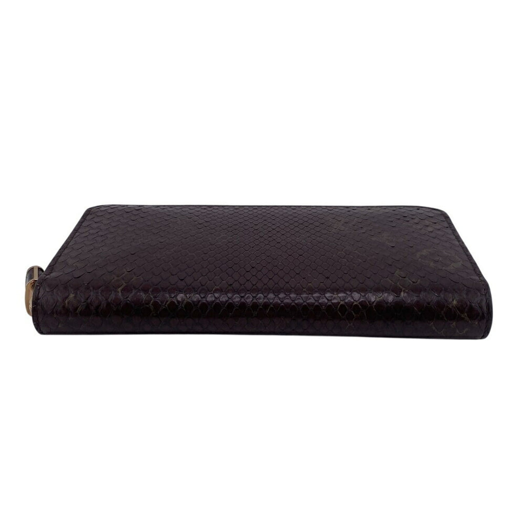 Louis Vuitton Exotic Brown Monogram Monogram Long Wallet (Bi-Fold) (Pre-Owned)