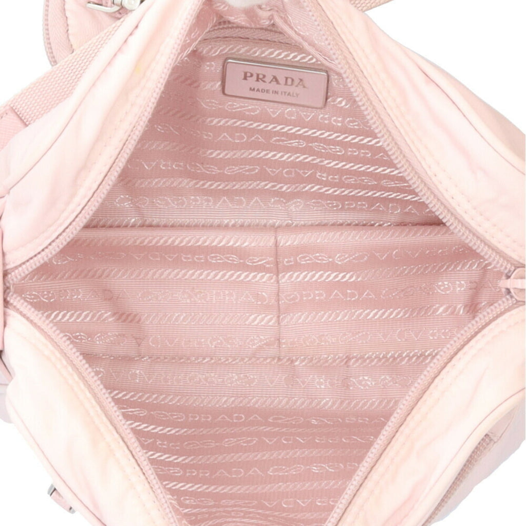 Prada Pink Nylon Shoulder Bag (Pre-Owned)
