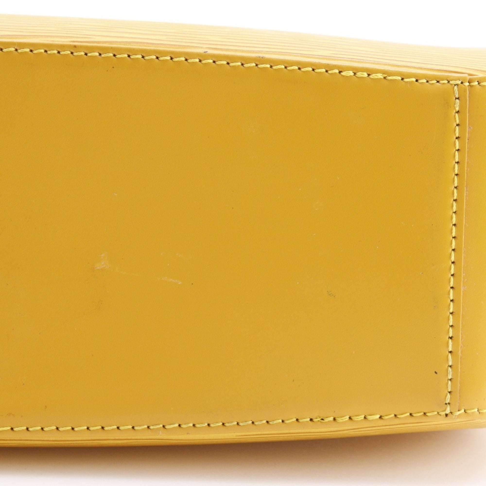 Louis Vuitton Yellow Epi Leather Handbag (Pre-Owned)