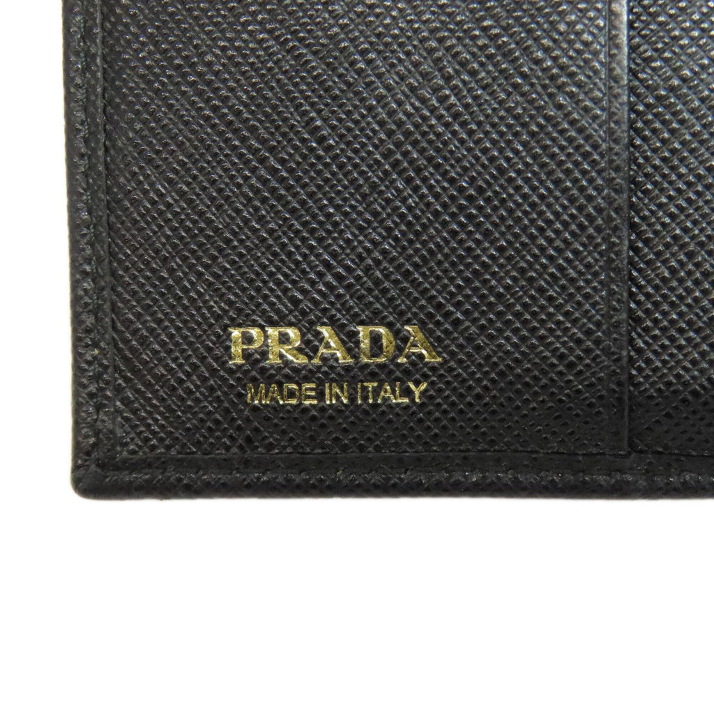 Prada Black Leather Wallet (Bi-Fold) (Pre-Owned)