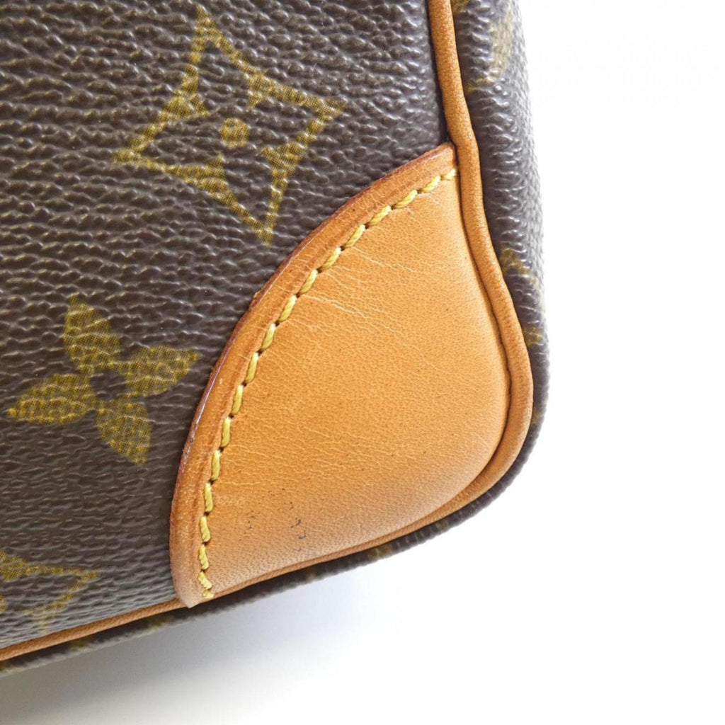 Louis Vuitton Brown Marron Coated Canvas Shoulder Bag (Pre-Owned)