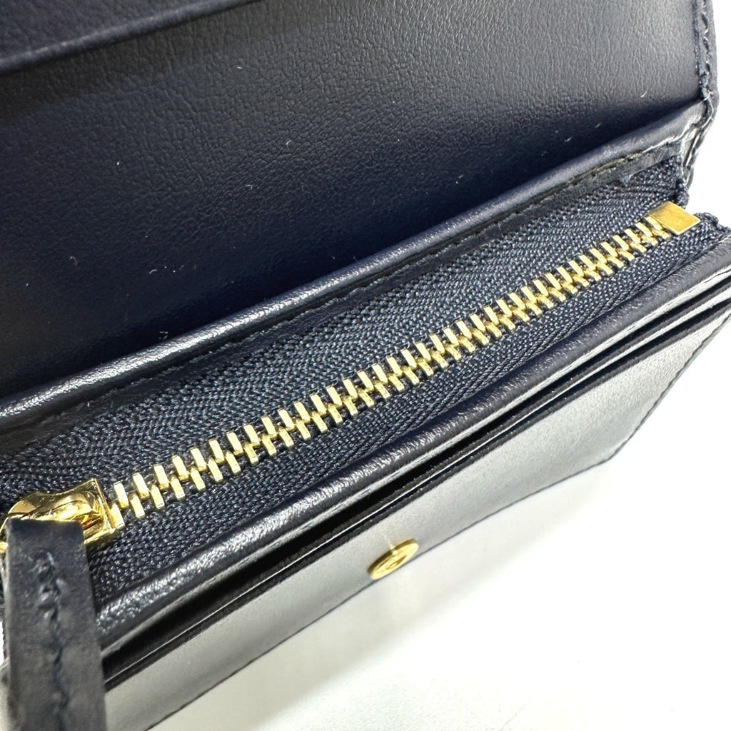 Gucci Beige Canvas Leather Wallet (Tri-Fold) (Pre-Owned)