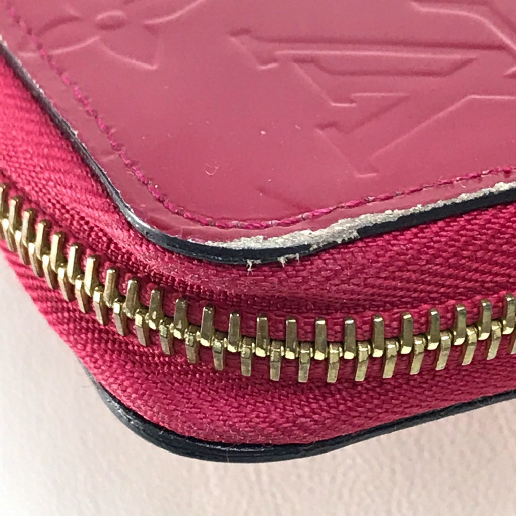 Louis Vuitton Pink Leather Long Wallet (Bi-Fold) (Pre-Owned)