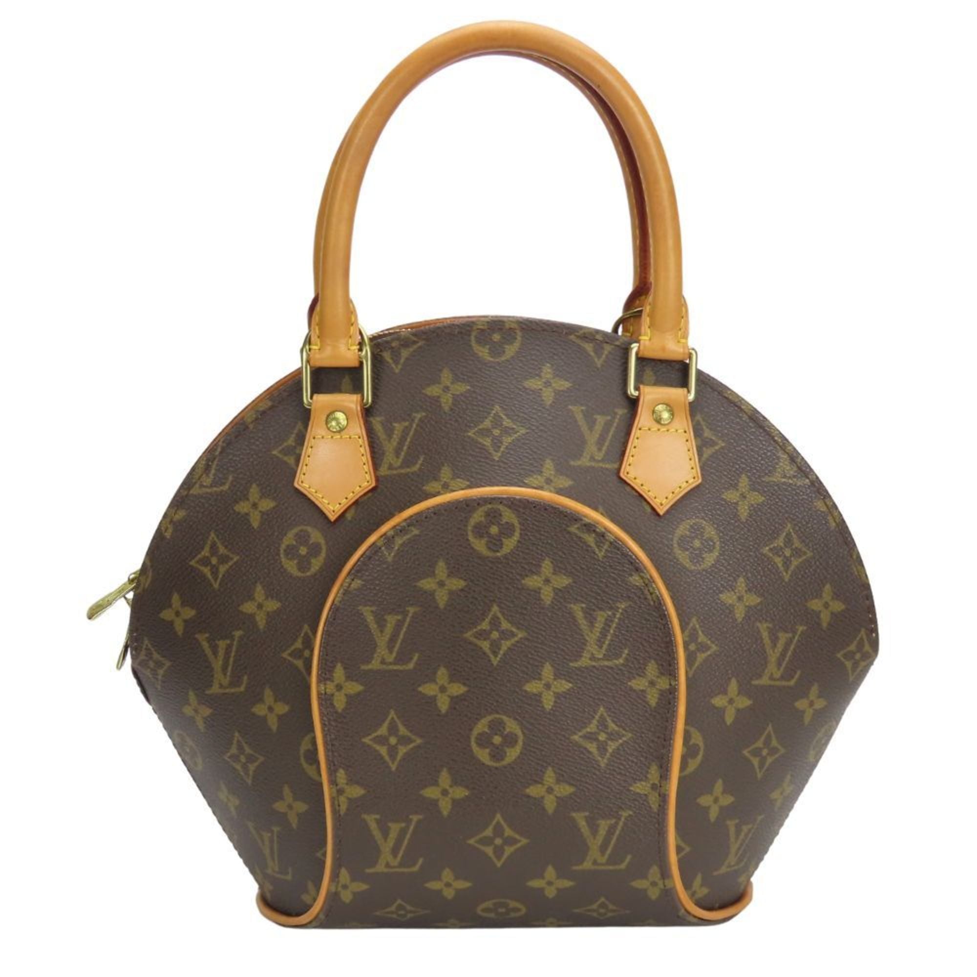 Louis Vuitton Brown Monogram Leather Handbag (Pre-Owned)