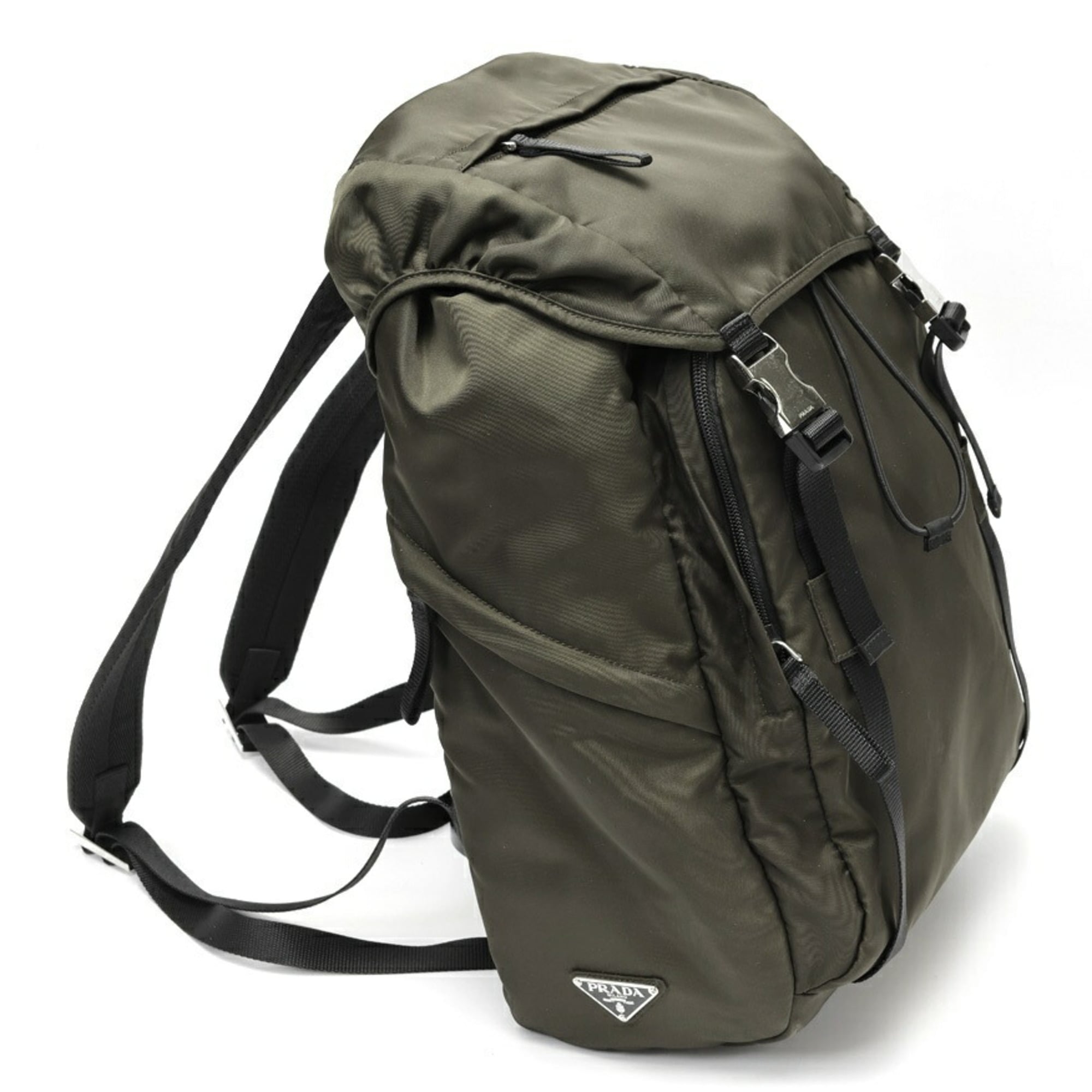 Prada Khaki Mimetico Nylon Backpack (Pre-Owned)