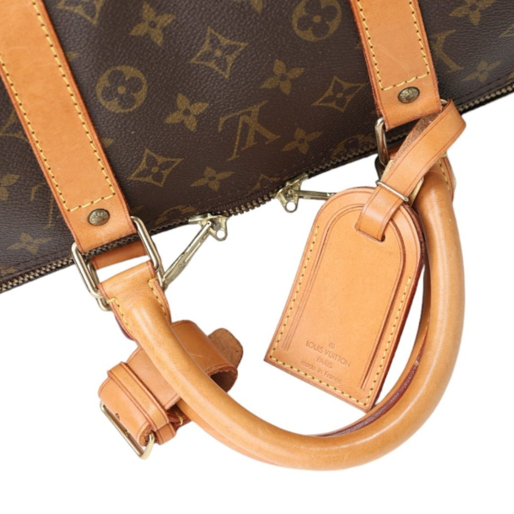 Louis Vuitton Brown Monogram Canvas Boston Bag (Pre-Owned)