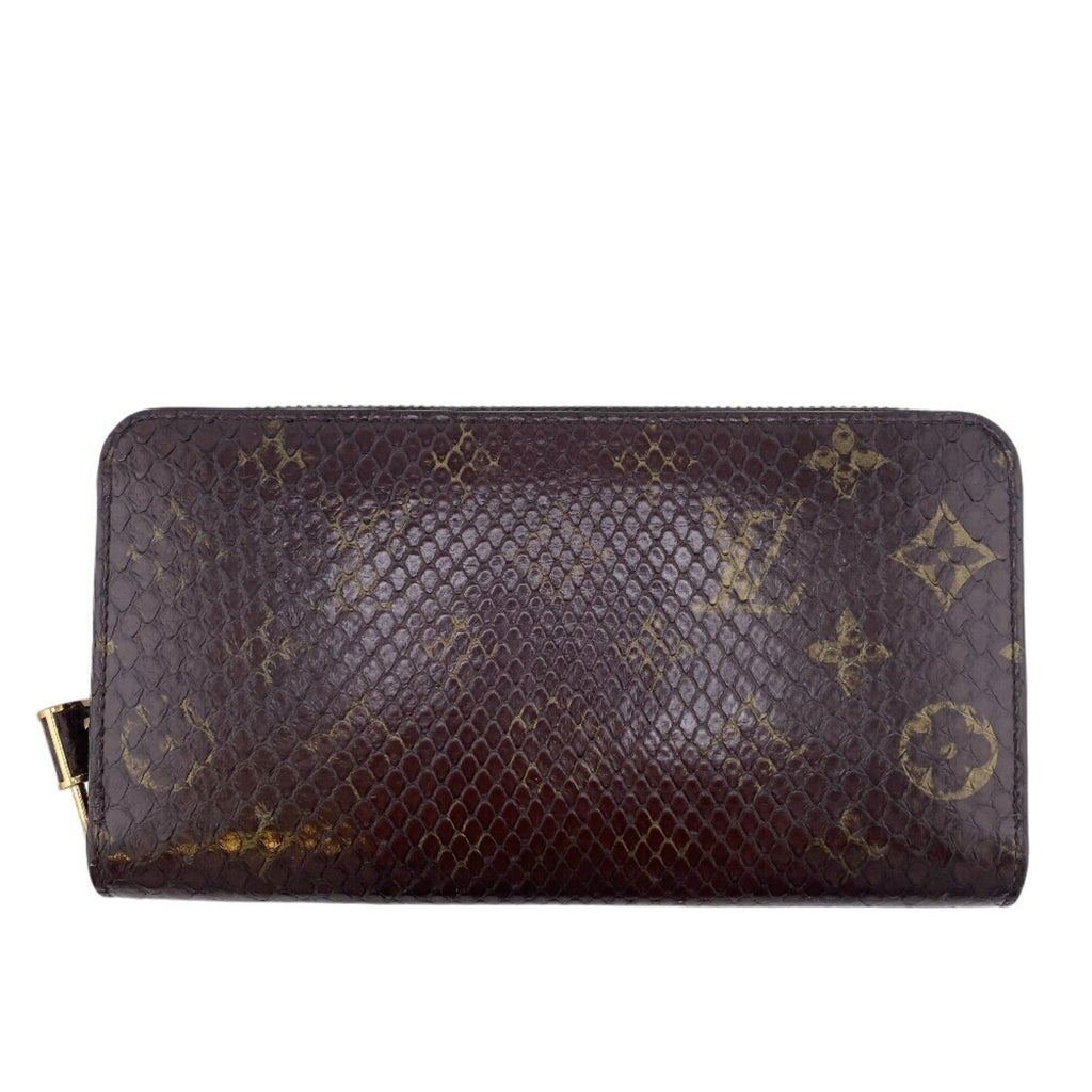 Louis Vuitton Exotic Brown Monogram Monogram Long Wallet (Bi-Fold) (Pre-Owned)