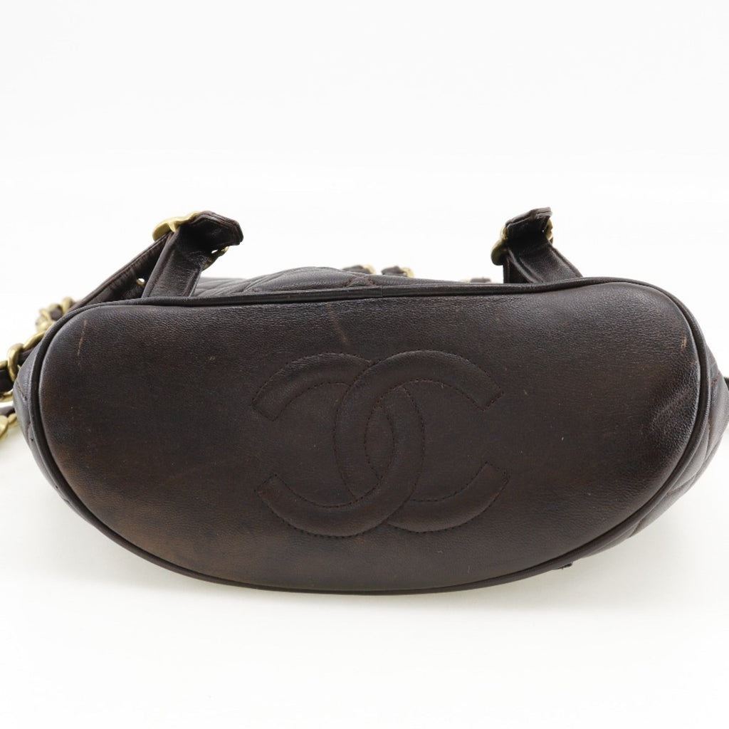 Chanel Brown Leather Backpack (Pre-Owned)