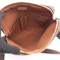 Louis Vuitton Monogram Brown Coated Canvas Leather Shoulder Bag (Pre-Owned)
