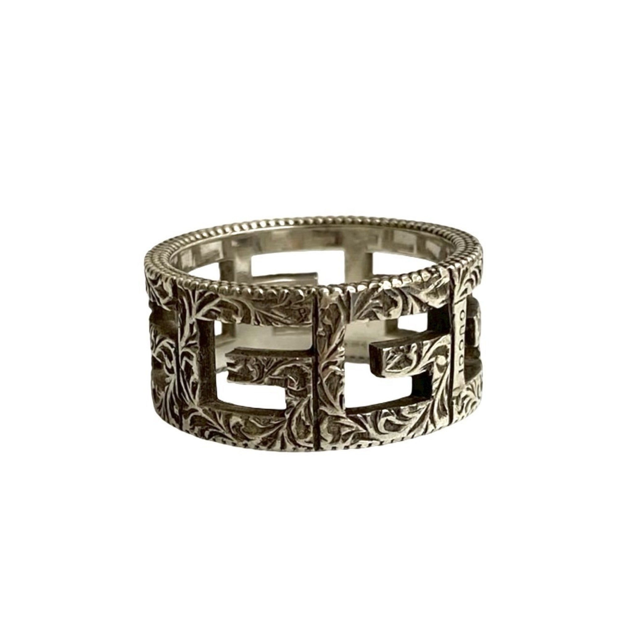 Gucci Silver Silver 925 Band Ring (Pre-Owned)