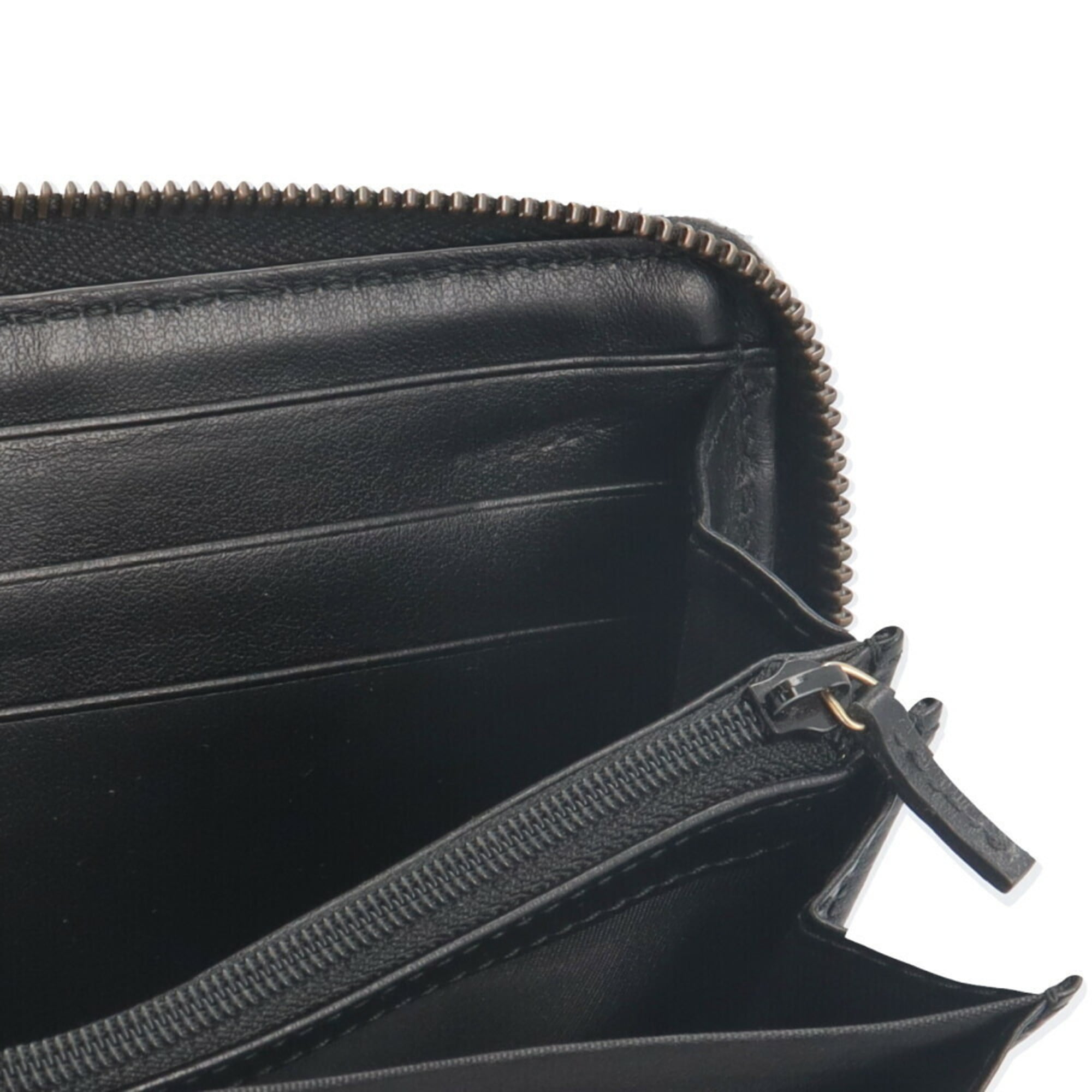 Gucci Black Leather Coin Purse/Coin Case (Pre-Owned)