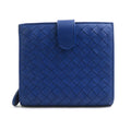 Bottega Veneta Blue Leather Wallet (Bi-Fold) (Pre-Owned)