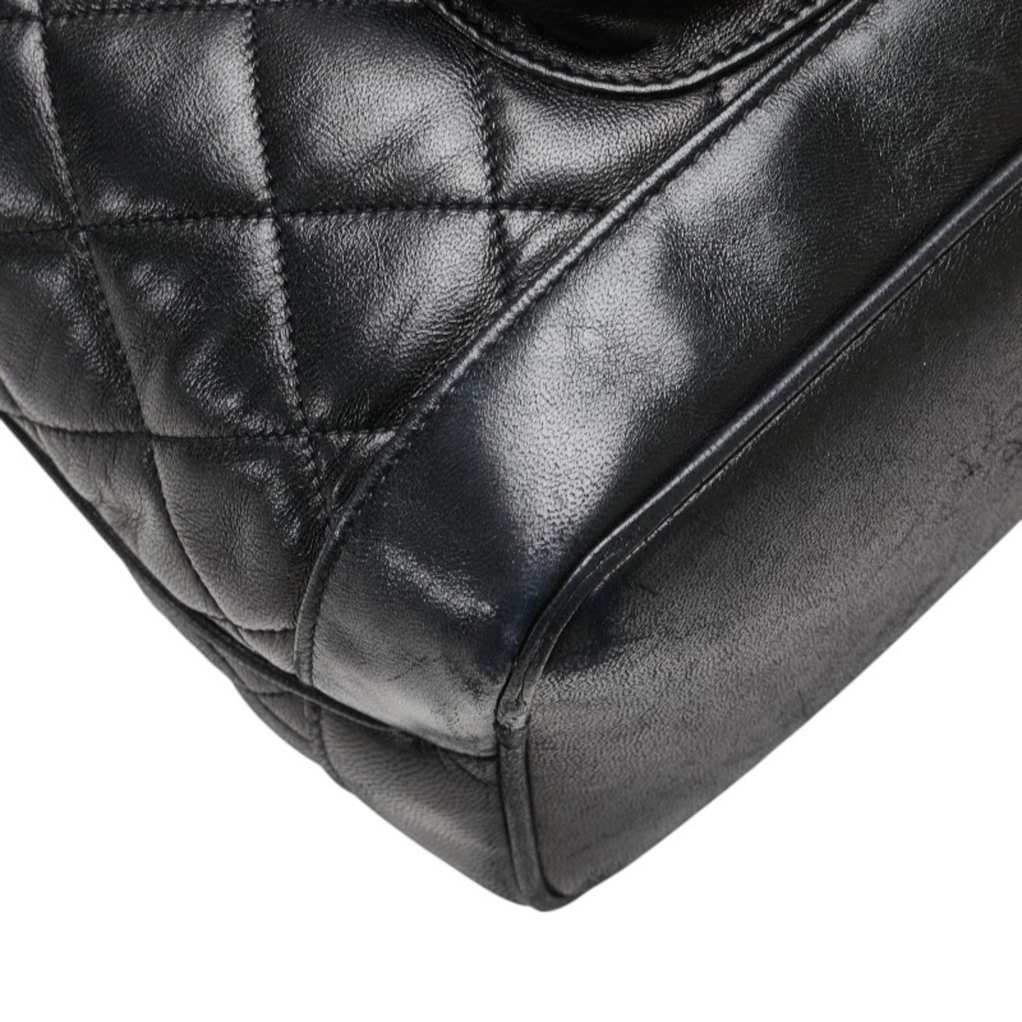 Chanel Black Leather Backpack (Pre-Owned)
