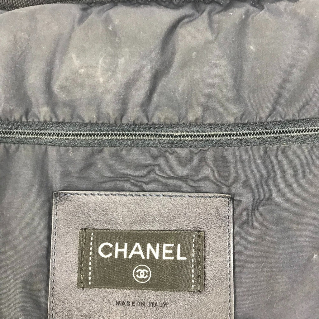 Chanel Navy Pink Nylon Tweed Fanny Pack Shoulder Bag (Pre-Owned)