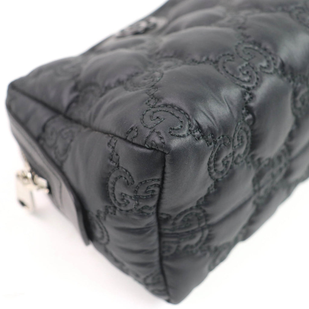 Gucci Black Purple Nylon Pouch (Pre-Owned)