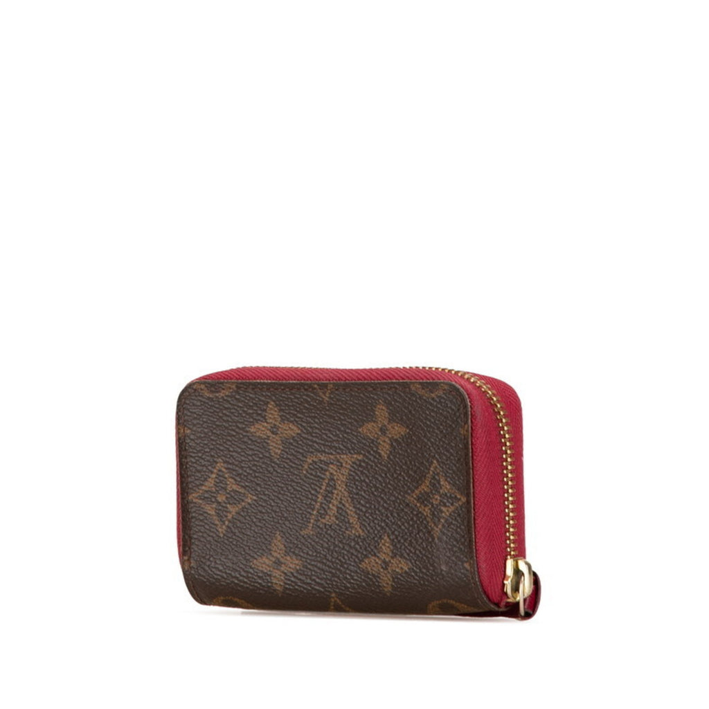 Louis Vuitton Fuchsia Monogram Red Color Pvc Leather Coin Purse/Coin Case (Pre-Owned)