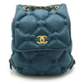 Chanel Blue Pink Leather Backpack (Pre-Owned)