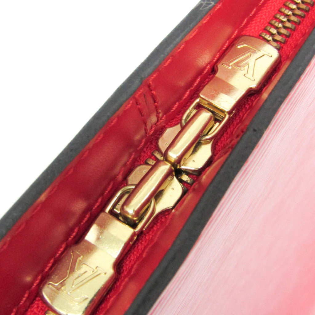 Louis Vuitton Lussac Handbag Epi Leather Red Leather Shoulder Bag Bag (Pre-Owned)
