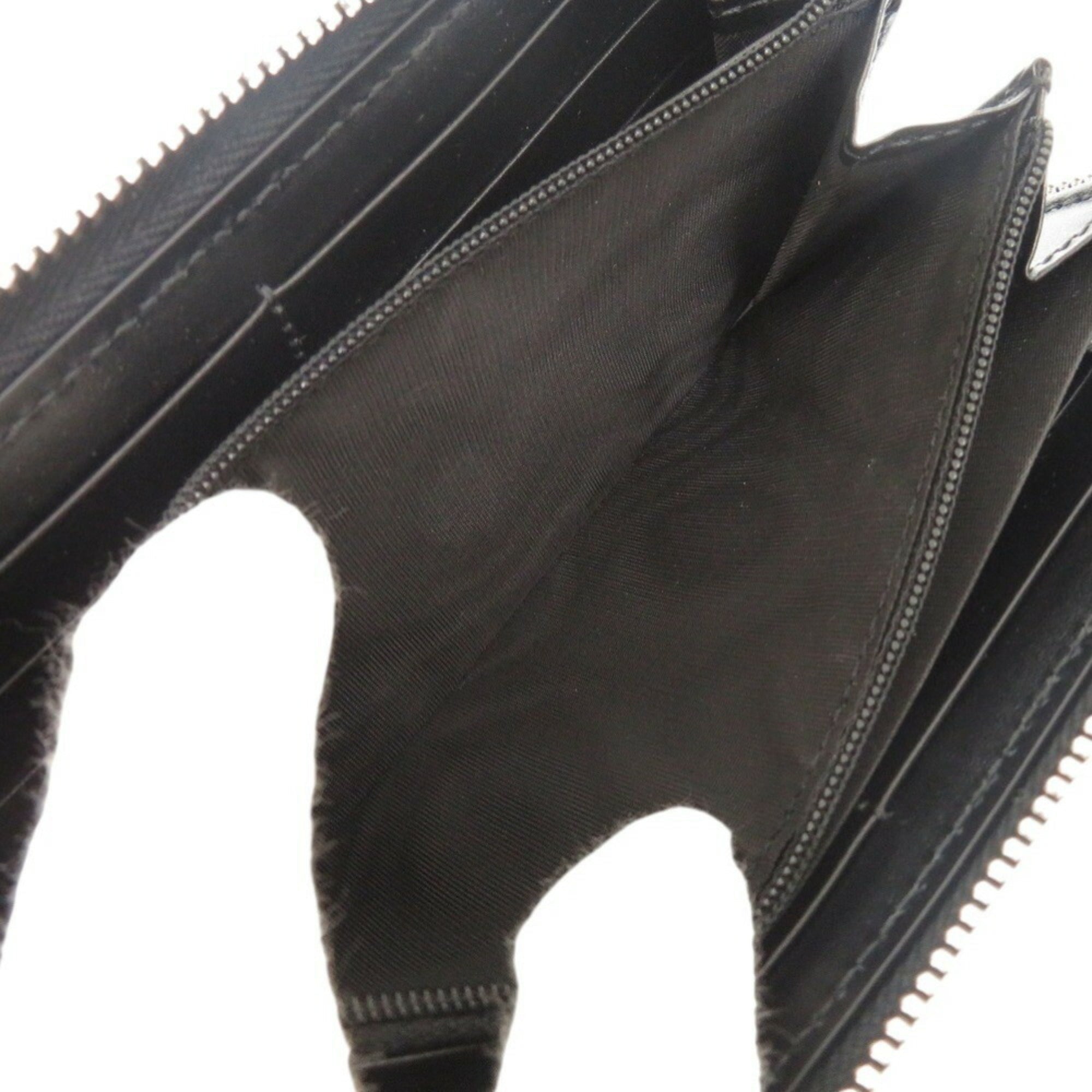 Gucci Black Leather Long Wallet (Bi-Fold) (Pre-Owned)