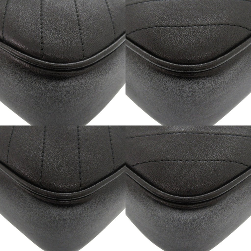 Gucci Black Leather Shoulder Bag (Pre-Owned)
