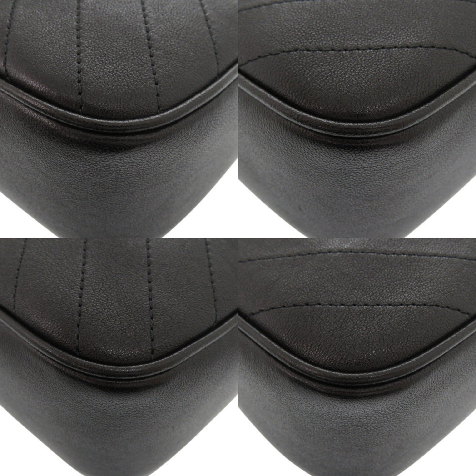 Gucci Black Leather Shoulder Bag (Pre-Owned)