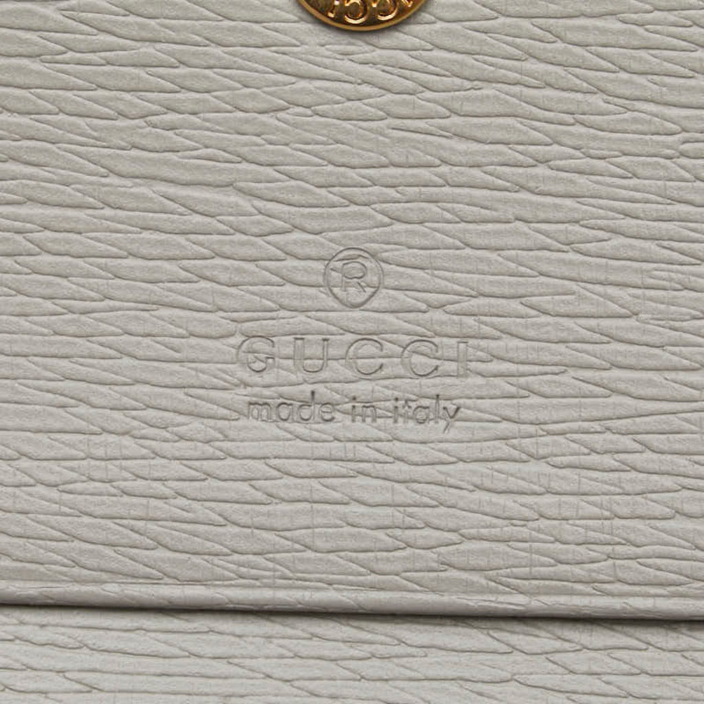 Gucci Gray Leather Wallet (Bi-Fold) (Pre-Owned)