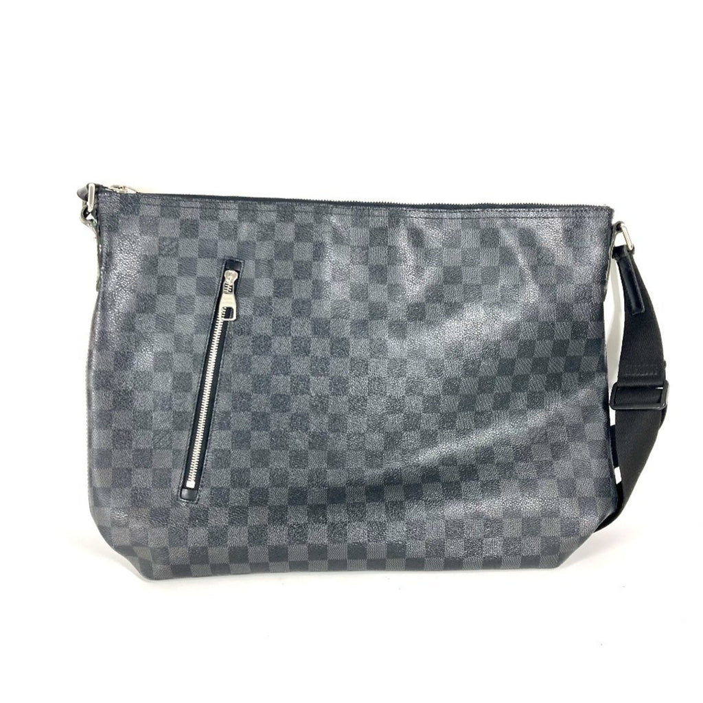 Louis Vuitton Black Damier Graphite Shoulder Bag (Pre-Owned)