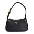 Gucci Black Leather Handbag (Pre-Owned)