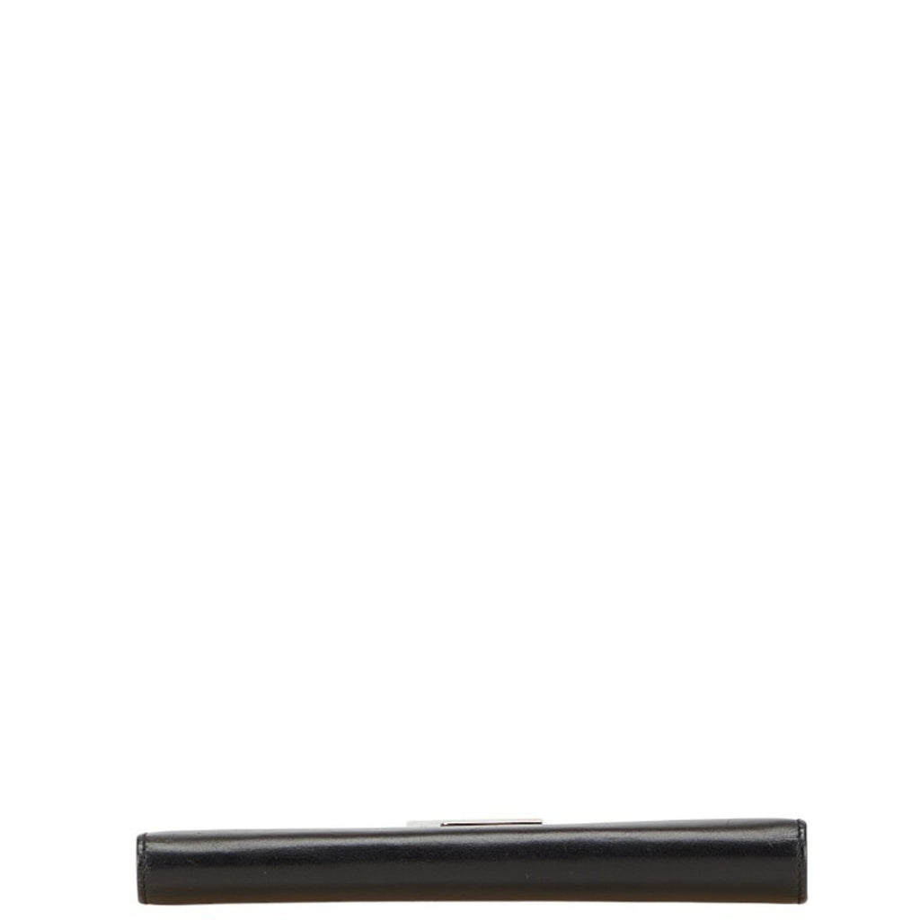 Gucci Black Leather Long Wallet (Bi-Fold) (Pre-Owned)