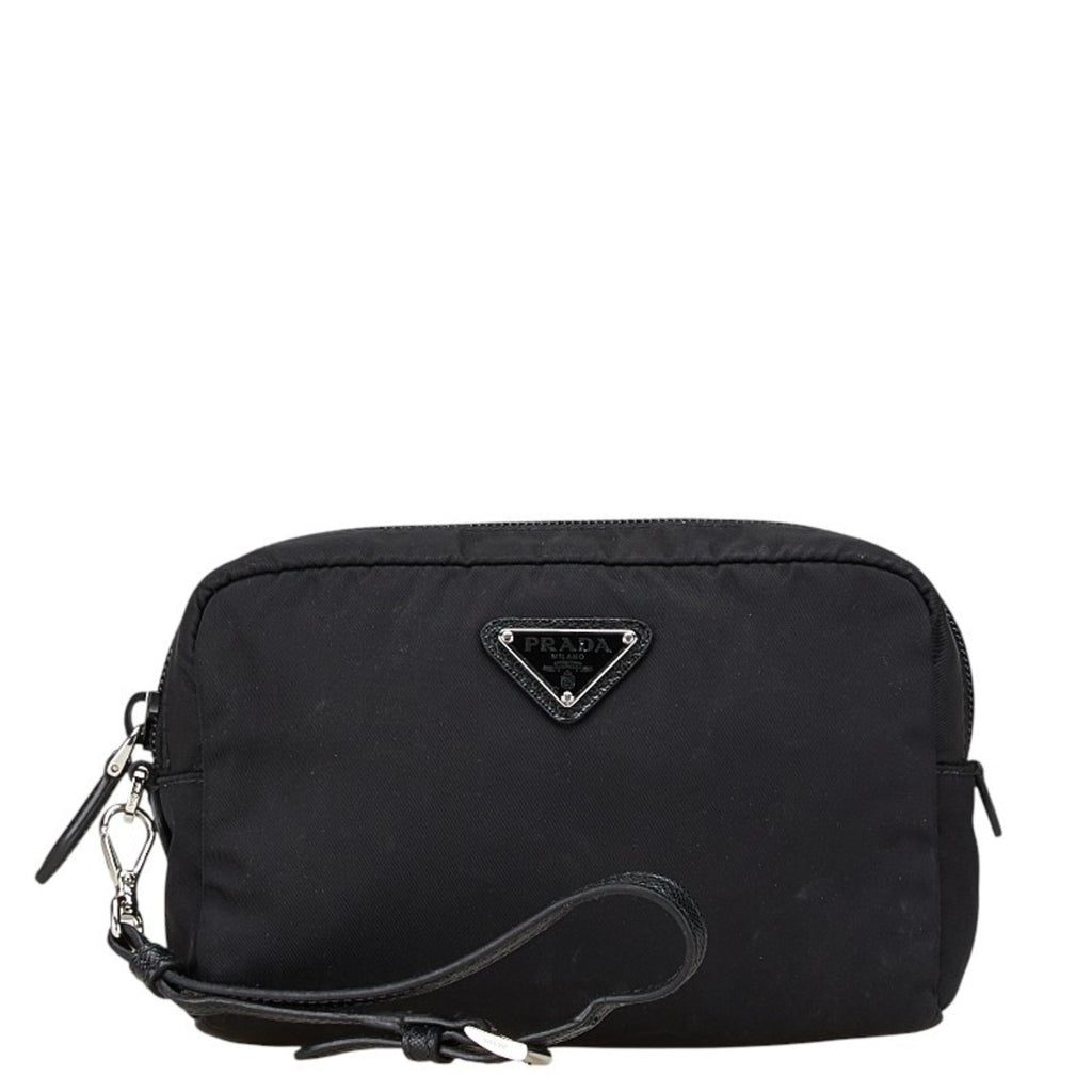 Prada Black Nylon Pouch (Pre-Owned)