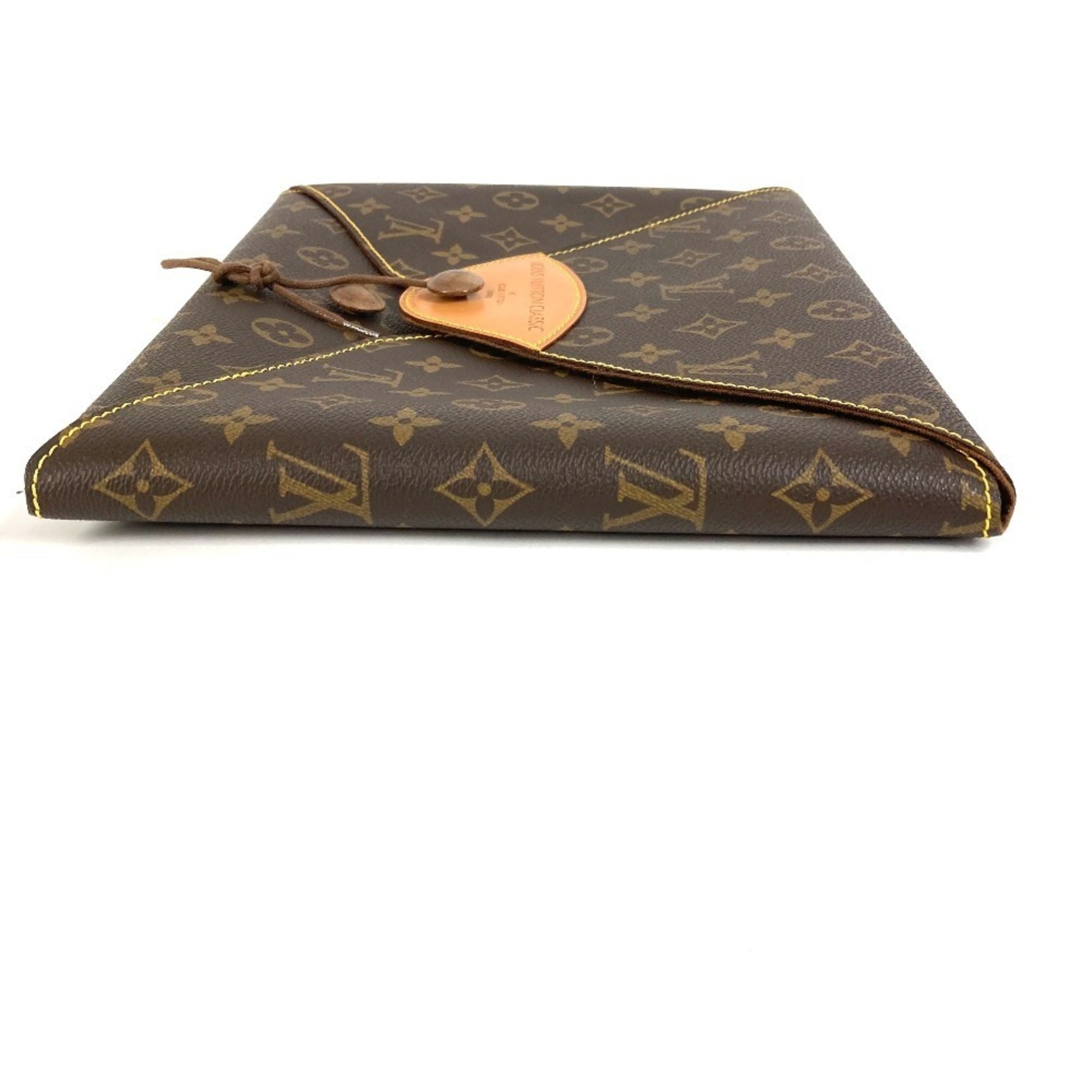 Louis Vuitton Monogram Brown Monogram Clutch Bag (Pre-Owned)