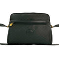 Gucci Black Leather Pvc Pochette Shoulder Bag (Pre-Owned)