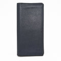 Louis Vuitton Navy Leather Long Wallet (Bi-Fold) (Pre-Owned)