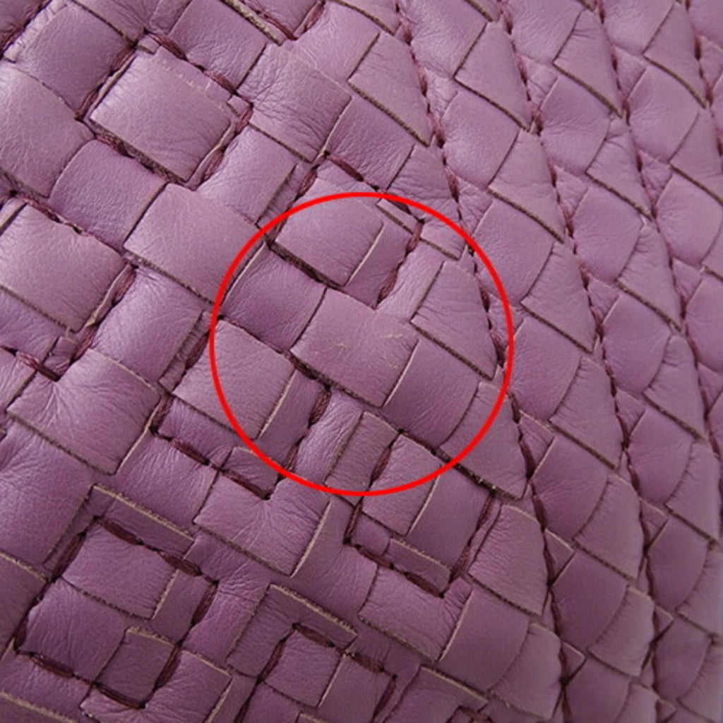 Bottega Veneta Pink Purple Leather Tote Bag (Pre-Owned)