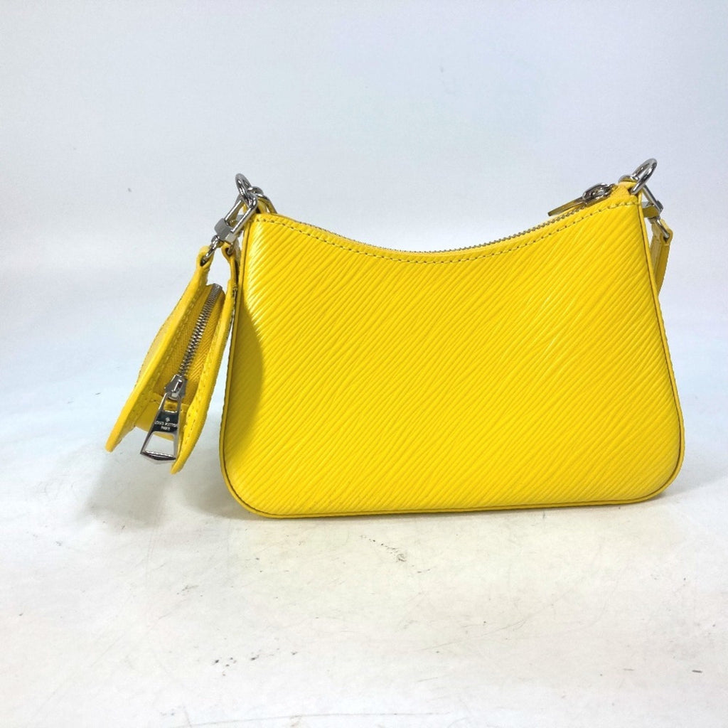 Louis Vuitton Black Jaune Yellow Epi Leather Handbag Shoulder Bag (Pre-Owned)