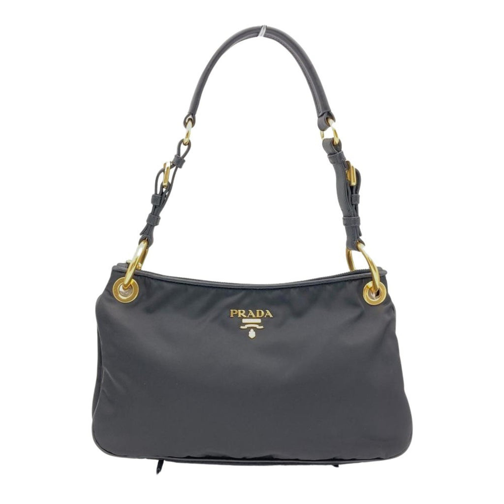 Prada Black Nylon Shoulder Bag (Pre-Owned)