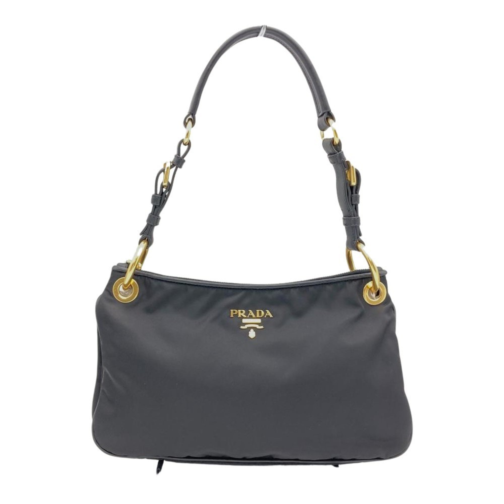 Prada Black Nylon Shoulder Bag (Pre-Owned)