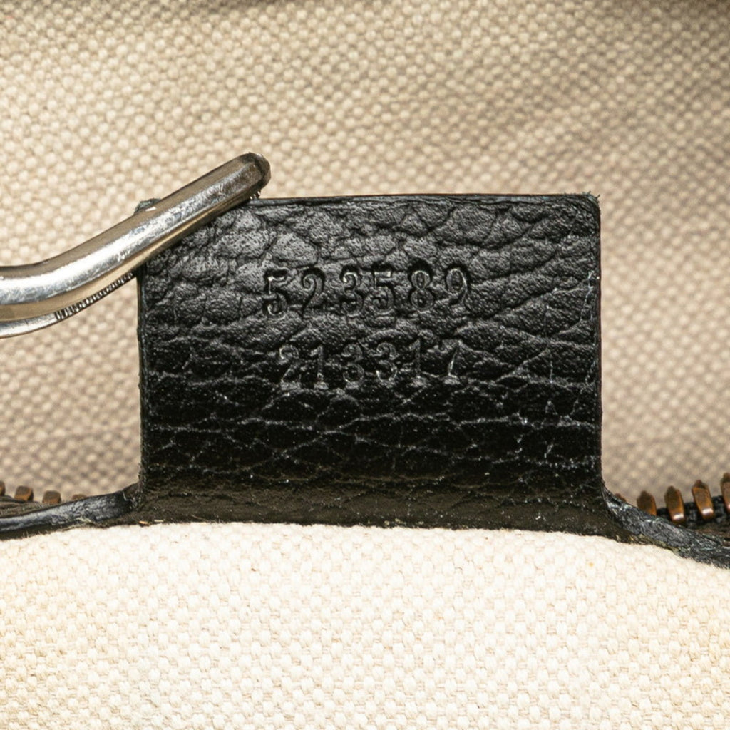 Gucci Black Leather Shoulder Bag (Pre-Owned)