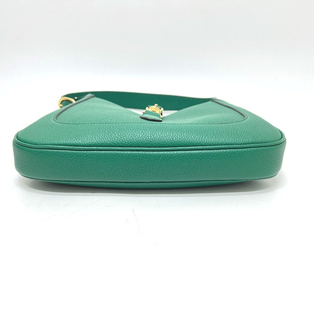 Gucci Green Leather Shoulder Bag (Pre-Owned)